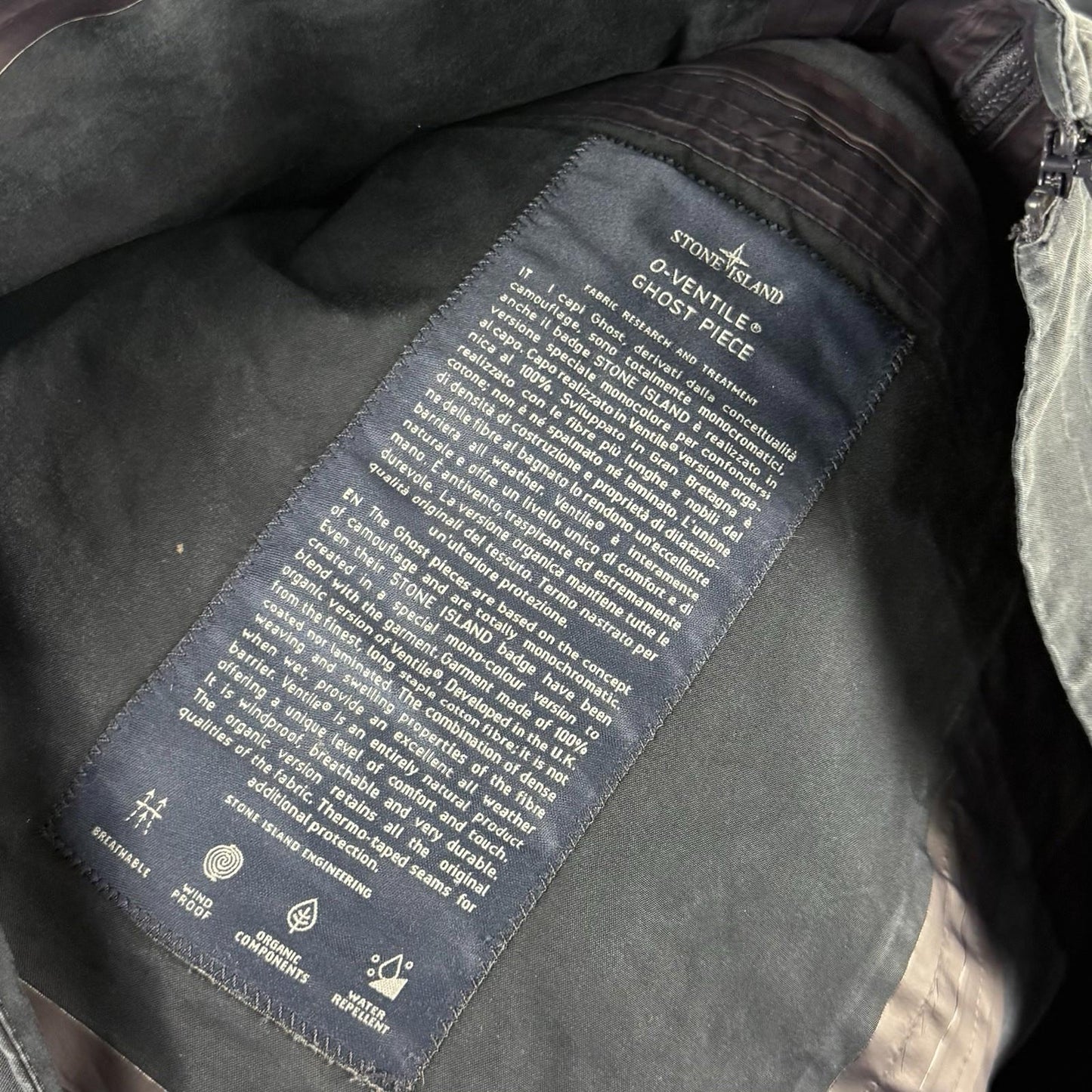 Stone Island Ghost O Ventile Smock Jacket (S)