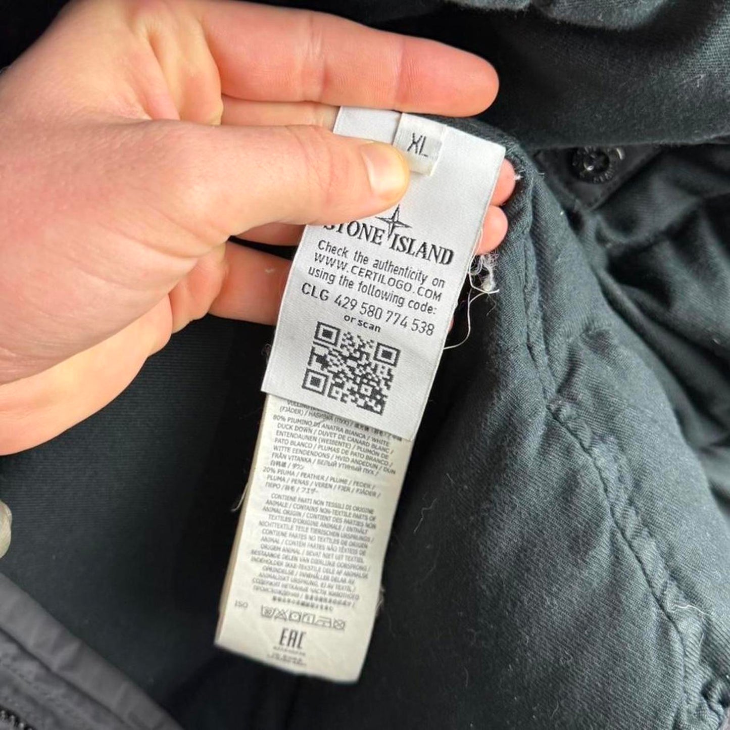 Stone Island Micro Reps Down Parka (XL)