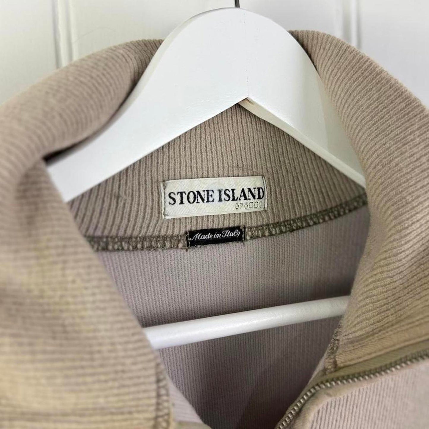 Early 2000’s Stone Island Ribbed Q Zip (M)