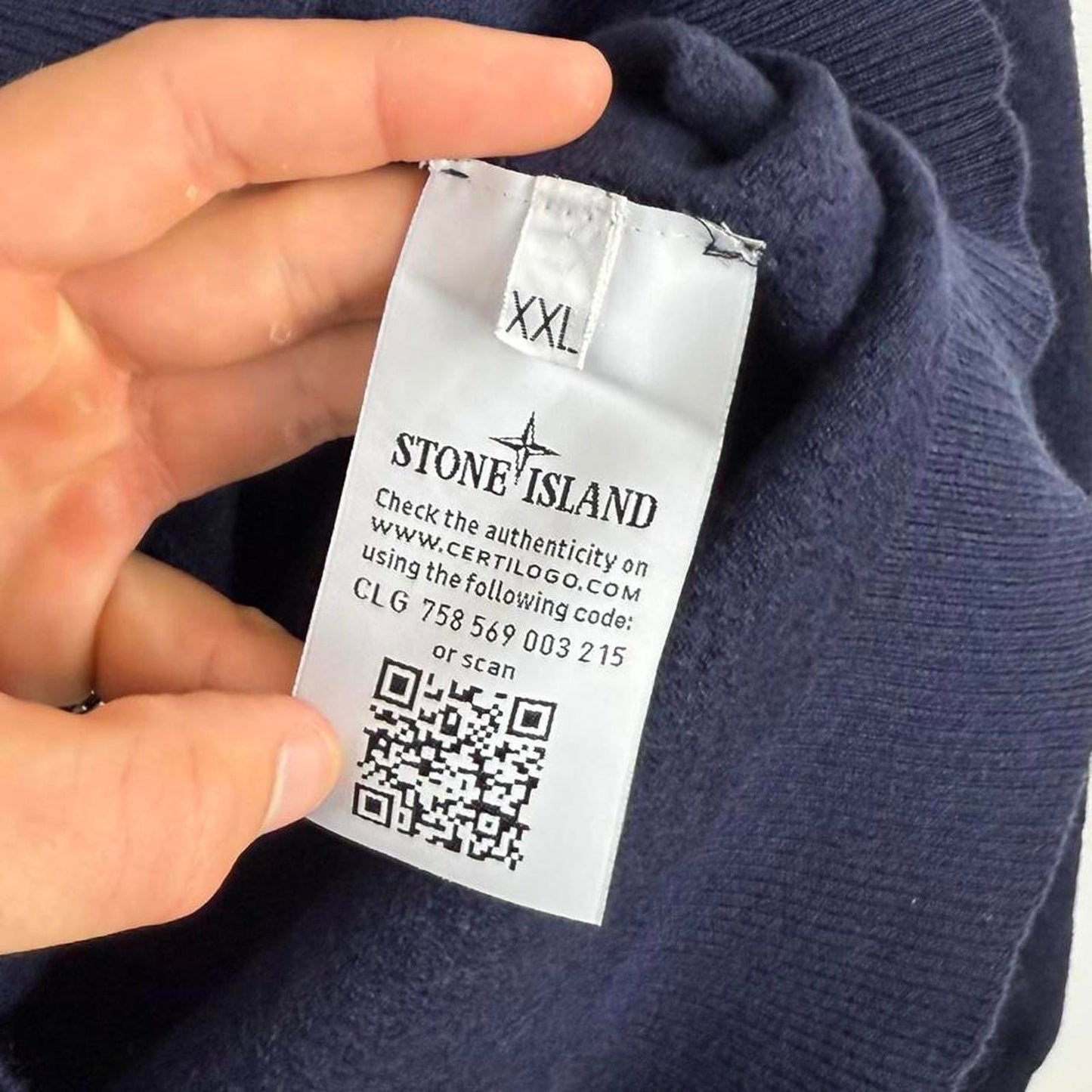 Stone Island Zip Up Knit Jumper (M)
