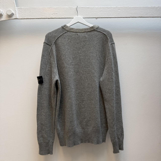 Stone Island Pre-Certilogo Wool Knit Jumper (XL)