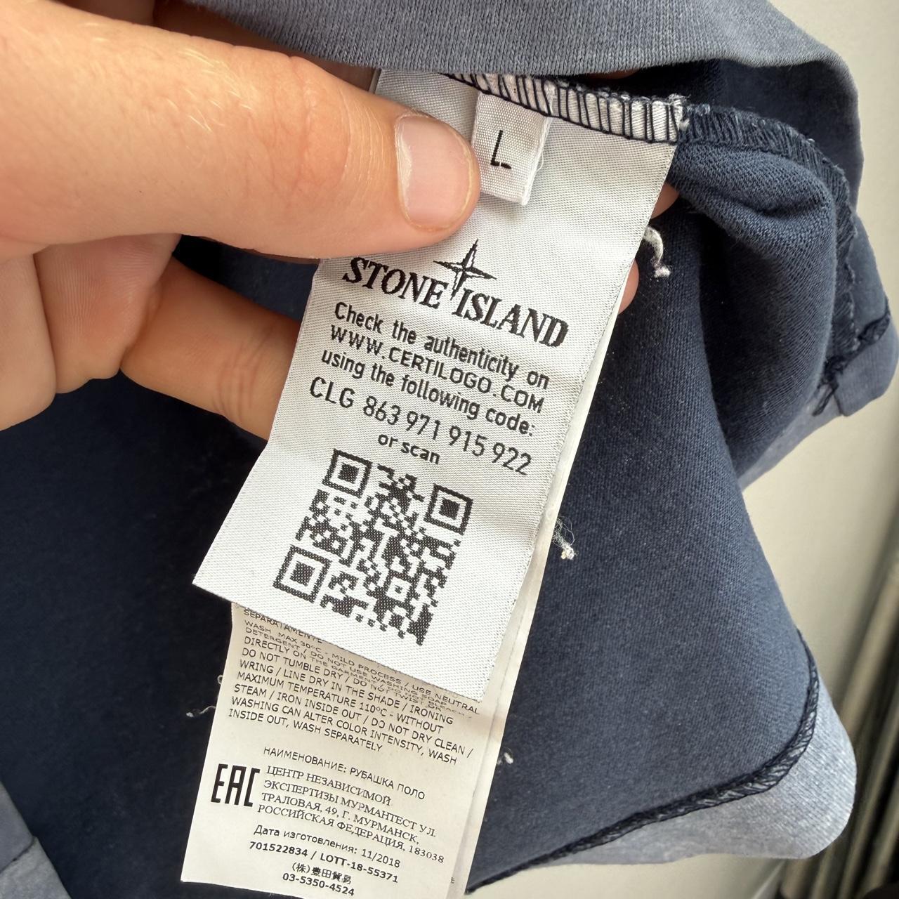 Stone Island Colour Block Polo Shirt (L)