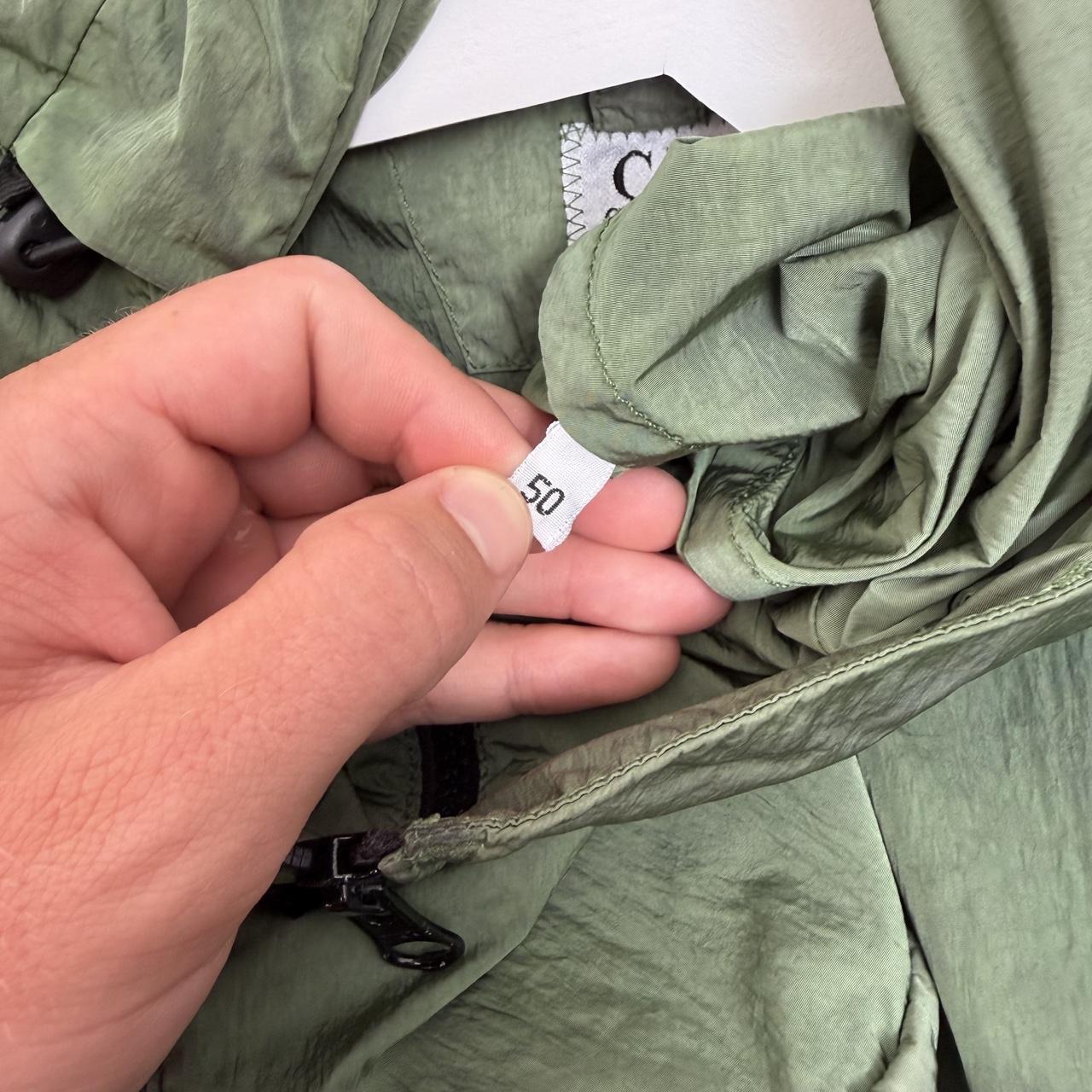CP Company Re Colour Windbreaker Pullover Jacket in Green (M)