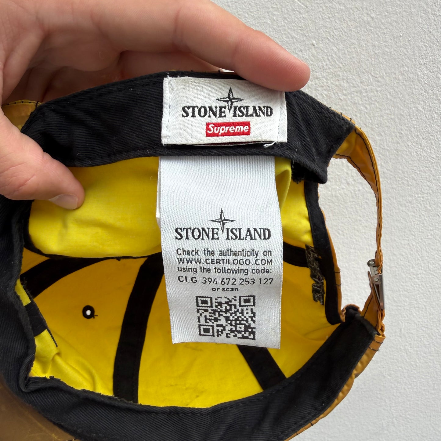 Stone Island x Supreme Heat Reactive Cap