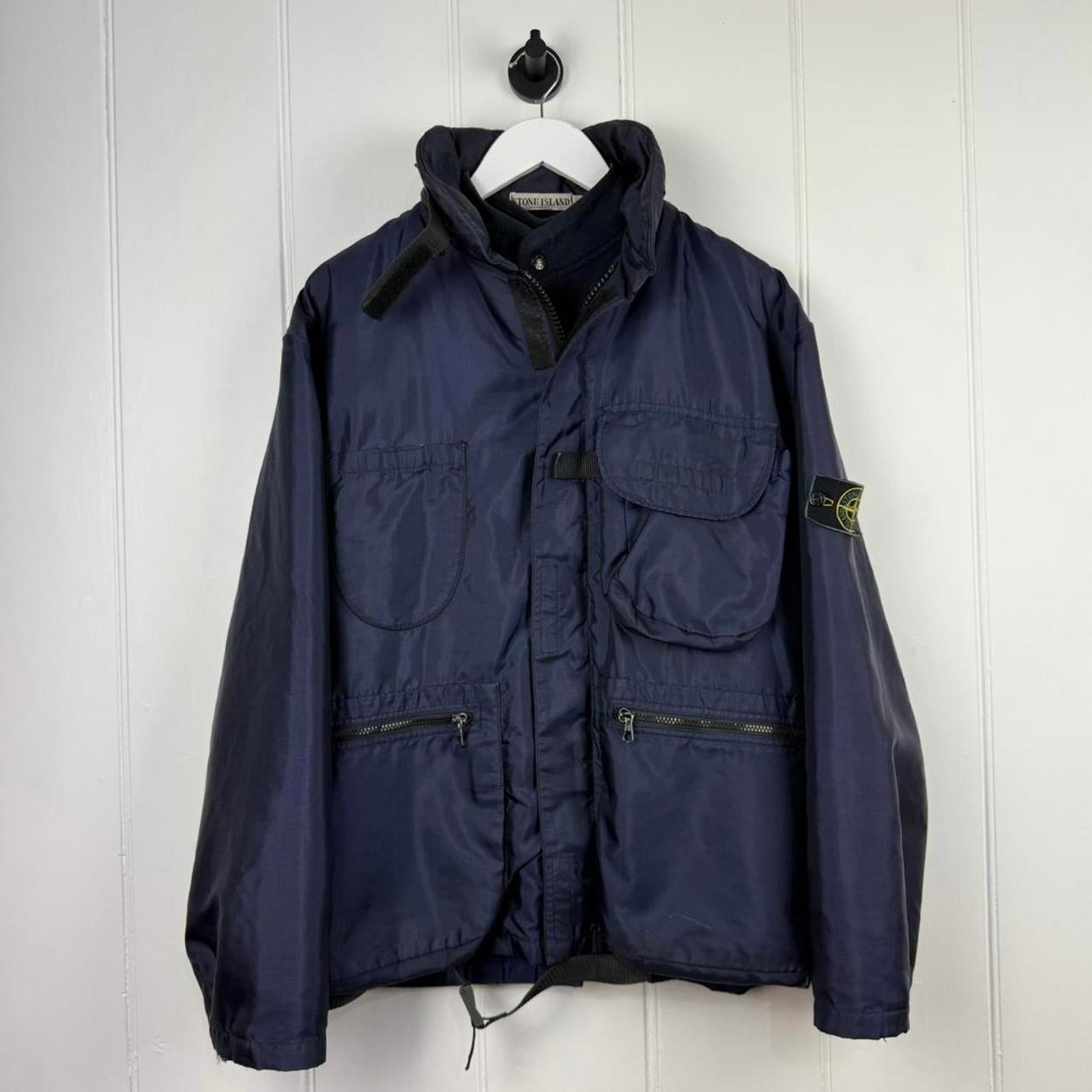 1995 Stone Island Formula Steel Dutch Rope Jacket in Navy (L 
