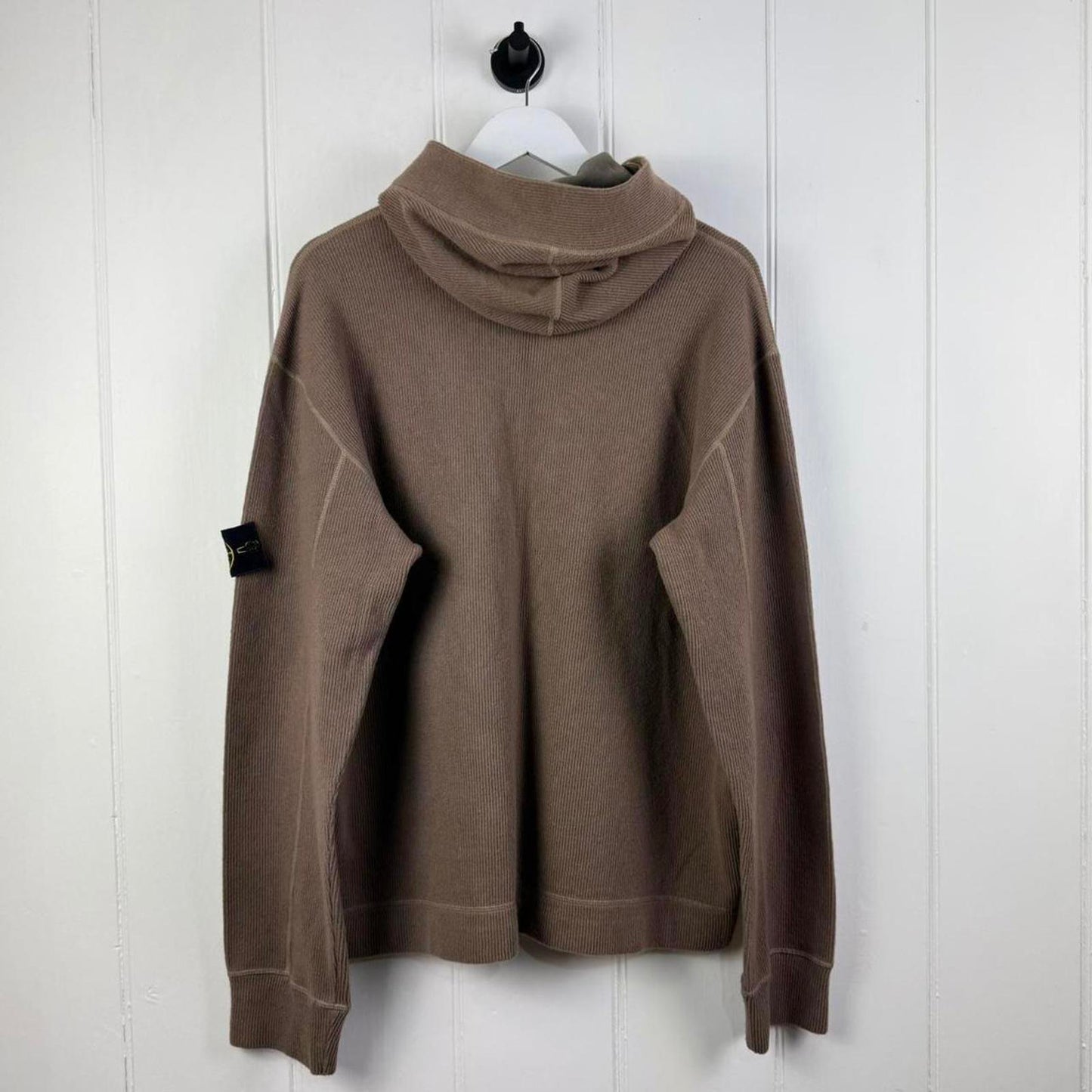 Stone Island Ribbed Knit Hoodie (XL)