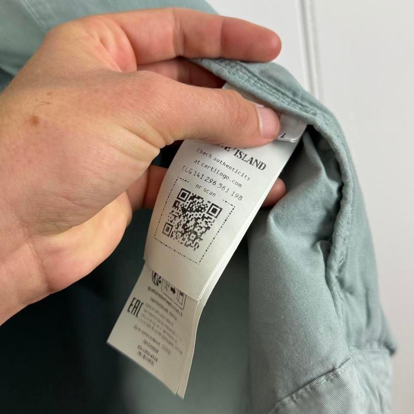 Stone Island Supima® Cotton Twill Stretch-TC Hooded Jacket (L)