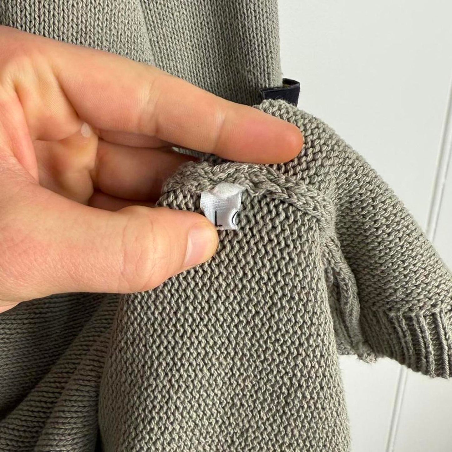 Stone Island Full Zip Knit Jumper (L)