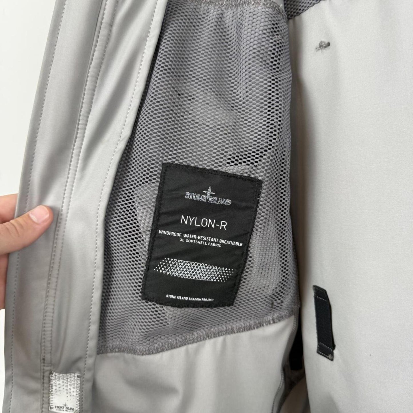 Stone Island Shadow Project Nylon-R Soft Shell Jacket Grey (M)