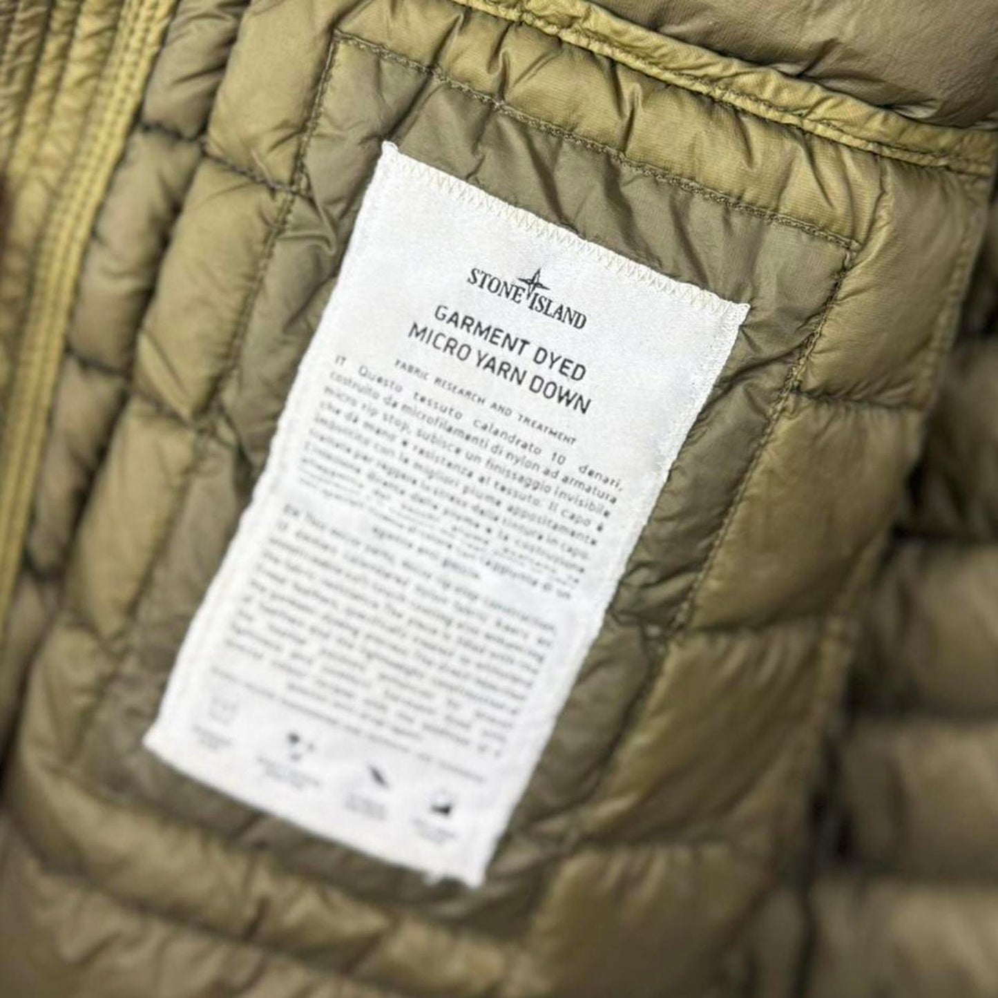 Stone Island Micro Yarn Down Gilet / Vest (L)