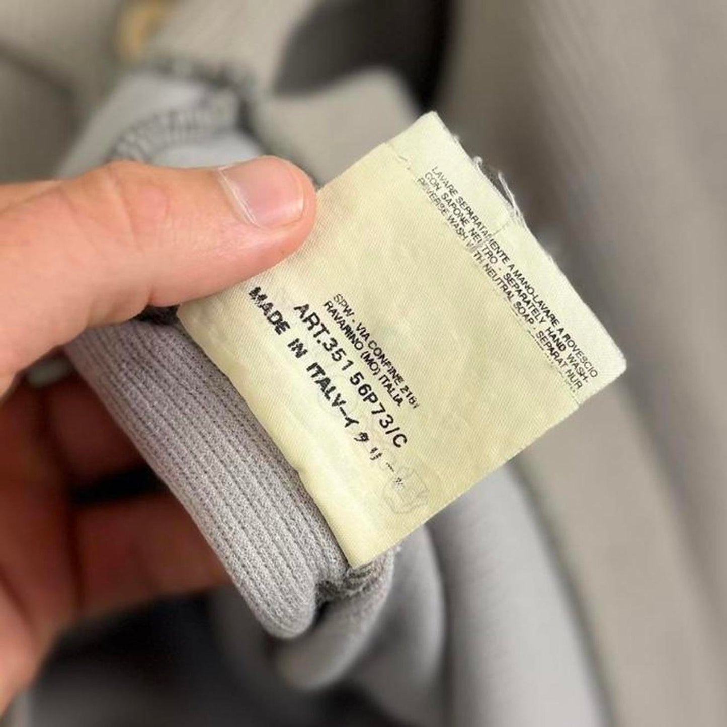 Early 2000’s Stone Island Ribbed Q Zip (M)