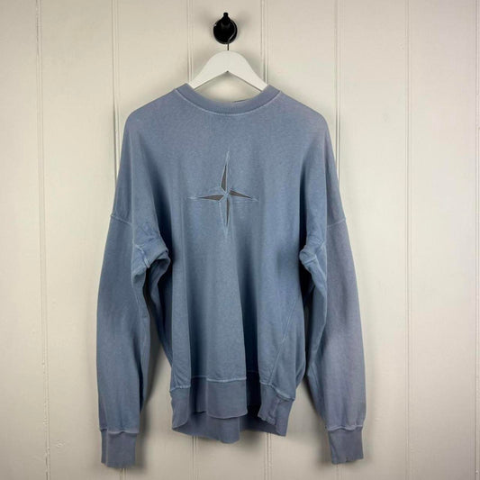 Stone Island “Upside-Down Logo” Sweatshirt (L)