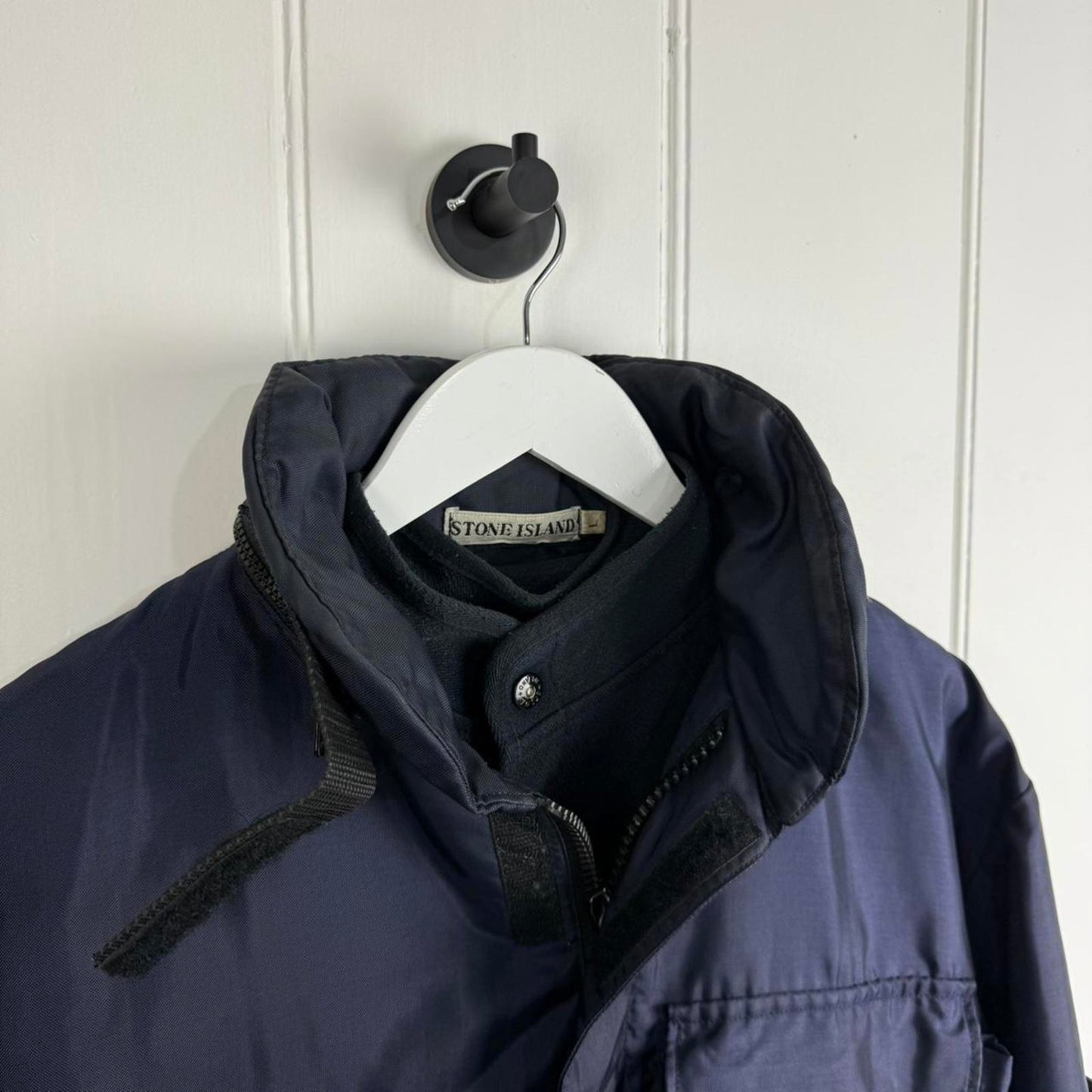 1995 Stone Island Formula Steel Dutch Rope Jacket in Navy (L)