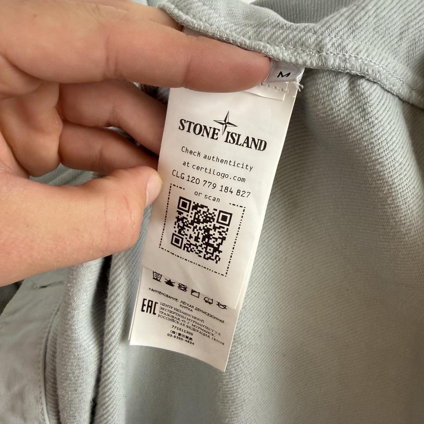 Stone Island Heavyweight Overshirt Jacket Sage Green (M)