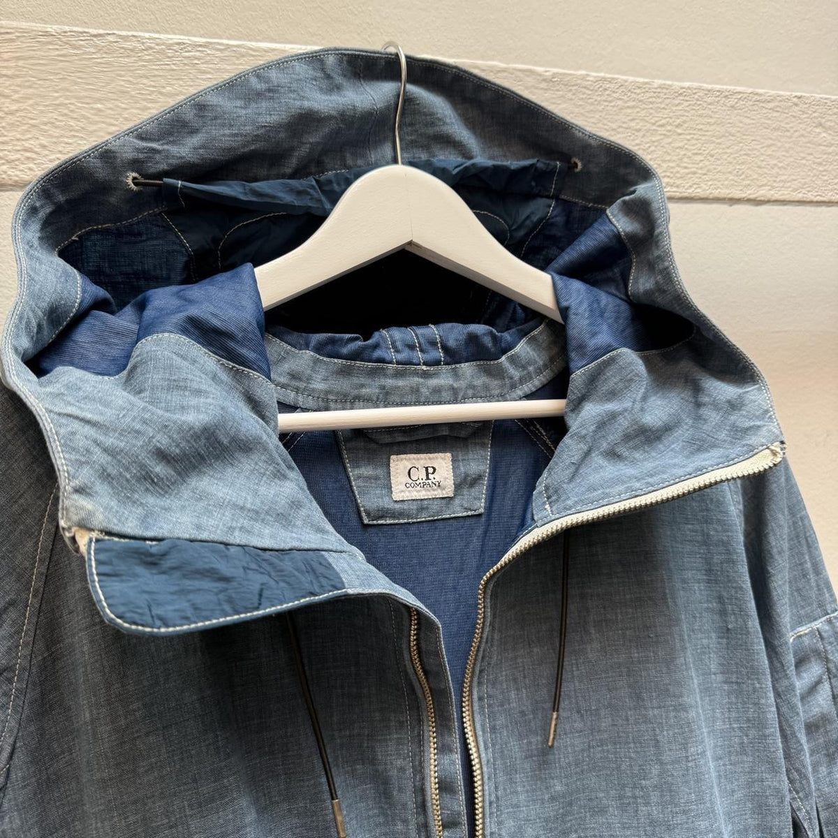 C.P. Company Denim Lens Hooded Jacket (M/L)