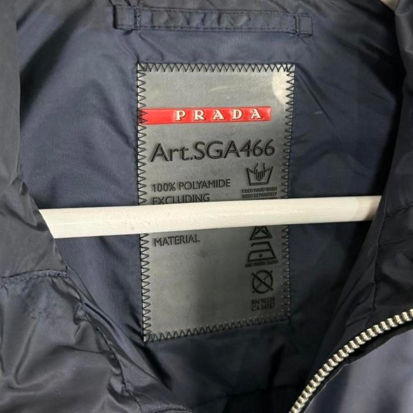 Prada Milano Windbreaker Jacket in Navy (M/L)