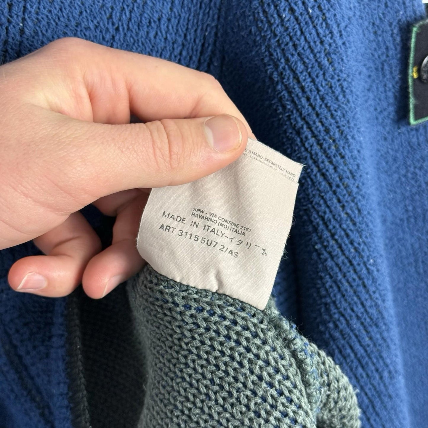 1999 Stone Island Knit Zip Jumper (XL)
