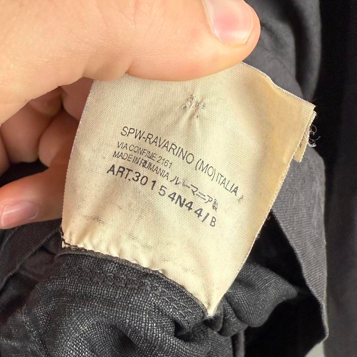 90s Stone Island Lino Flax Over Shirt in Brown (XL)