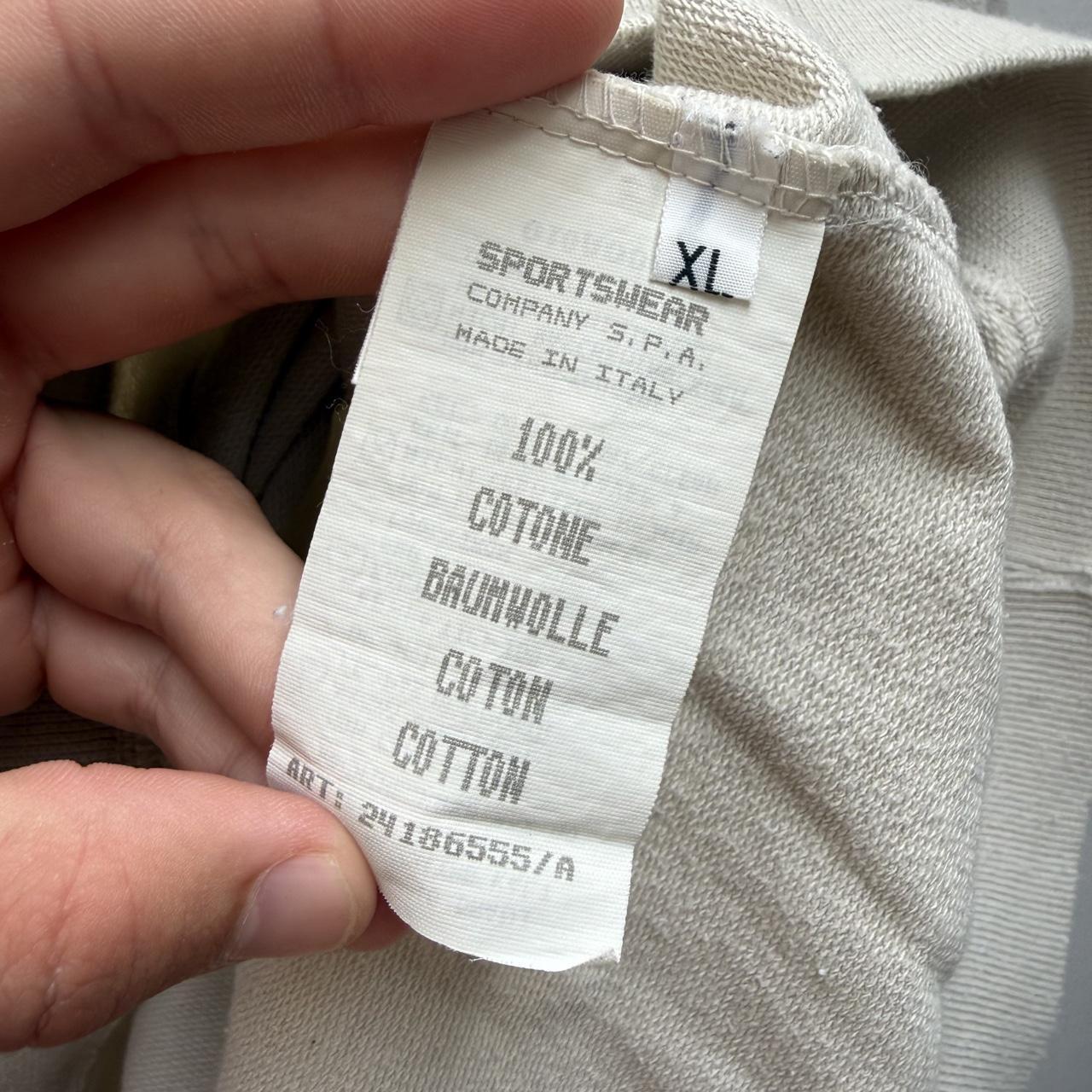 1996 CP Company Logo Sweatshirt in Cream (XL)
