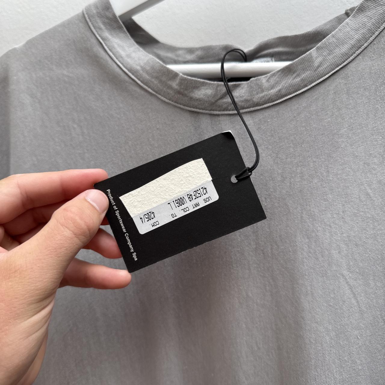 00’s Stone Island Logo T-shirt in Grey (L)