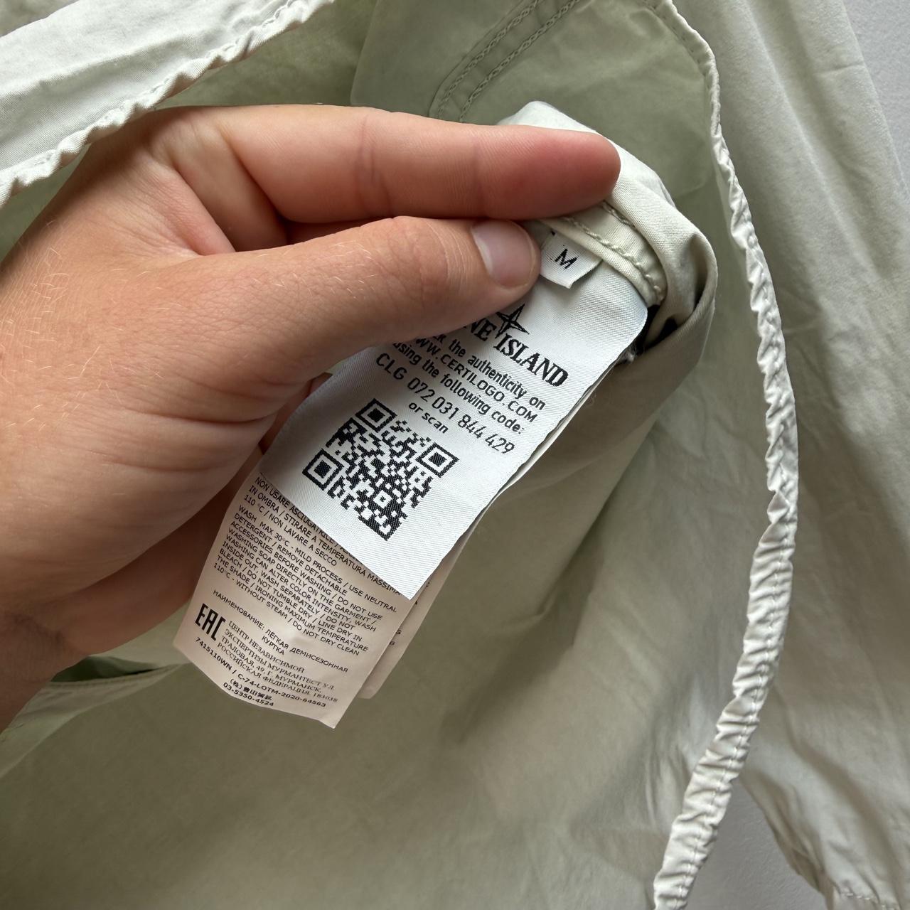 Stone Island Cotton Over Shirt Light Green (L)