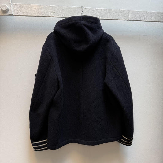 2000s Stone Island Wool Duffle Coat – Navy (L)