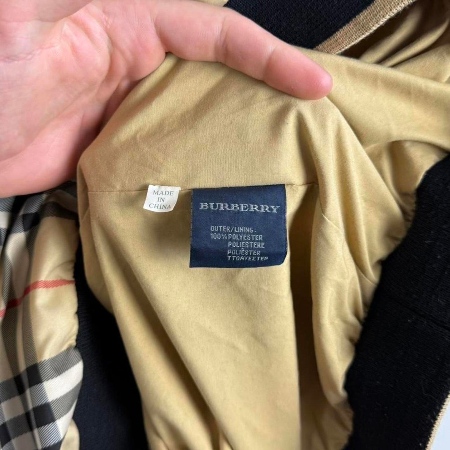 Burberry Nova Check Waterproof Pullover Jacket (XL)