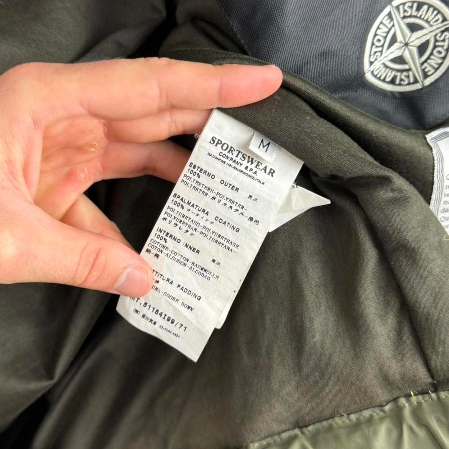 Stone Island Ice Jacket 010 – Thermosensitive Liquid Crystal (M)