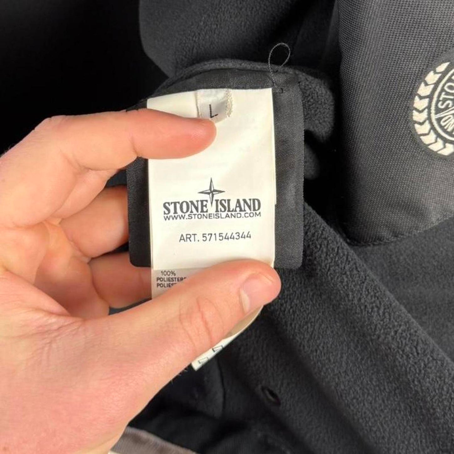 2012 Stone Island Liquid Reflective Jacket Bronze (L)