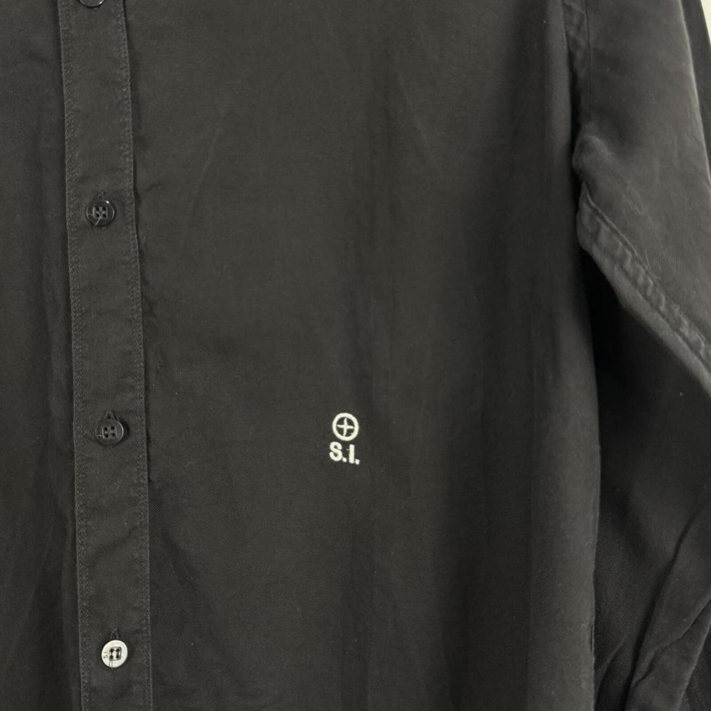 Stone Island Linen Shirt Black (XL)