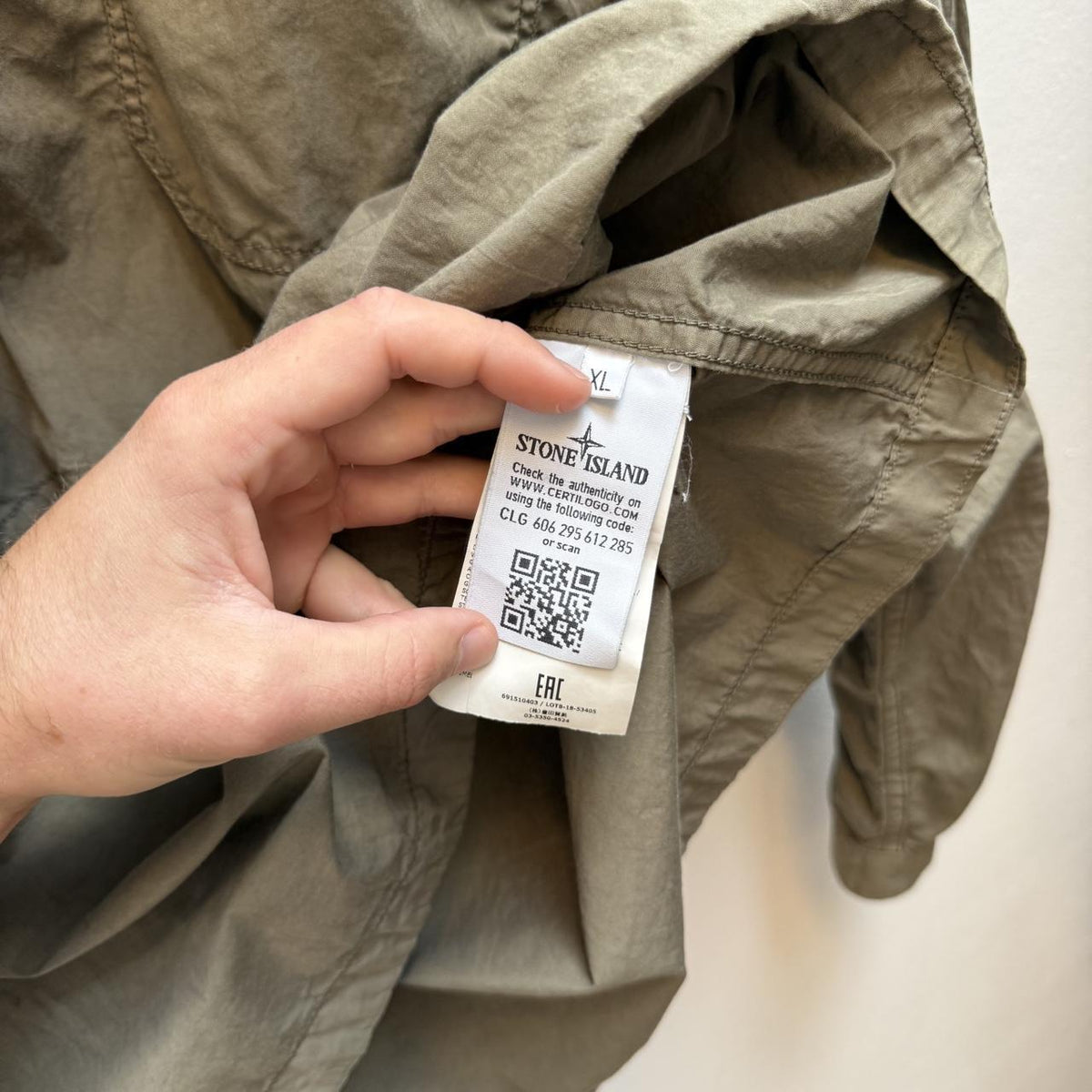 Stone Island Hooded Smock Jacket (L)
