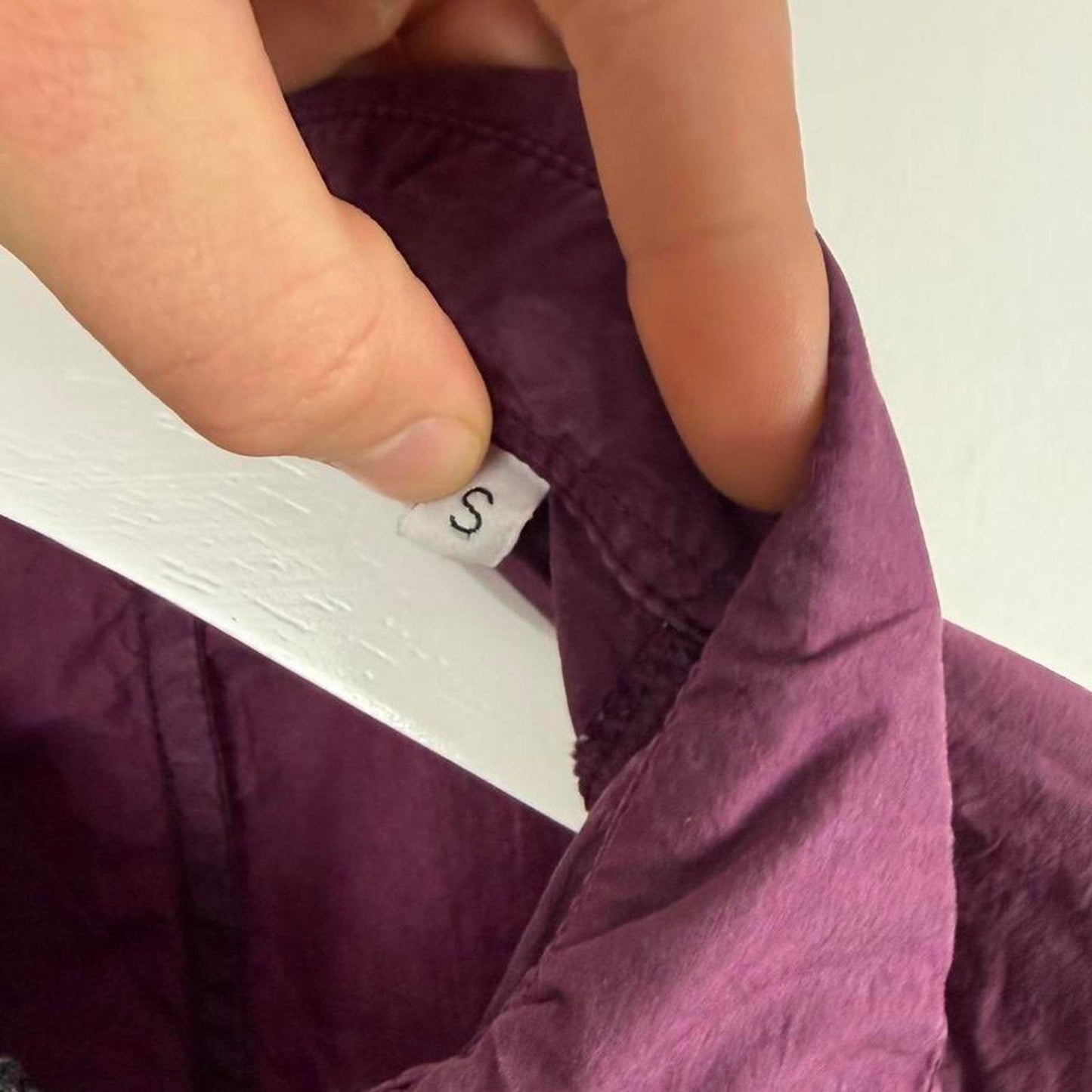 Stone Island Nylon Tela Overshirt Burgundy (S)