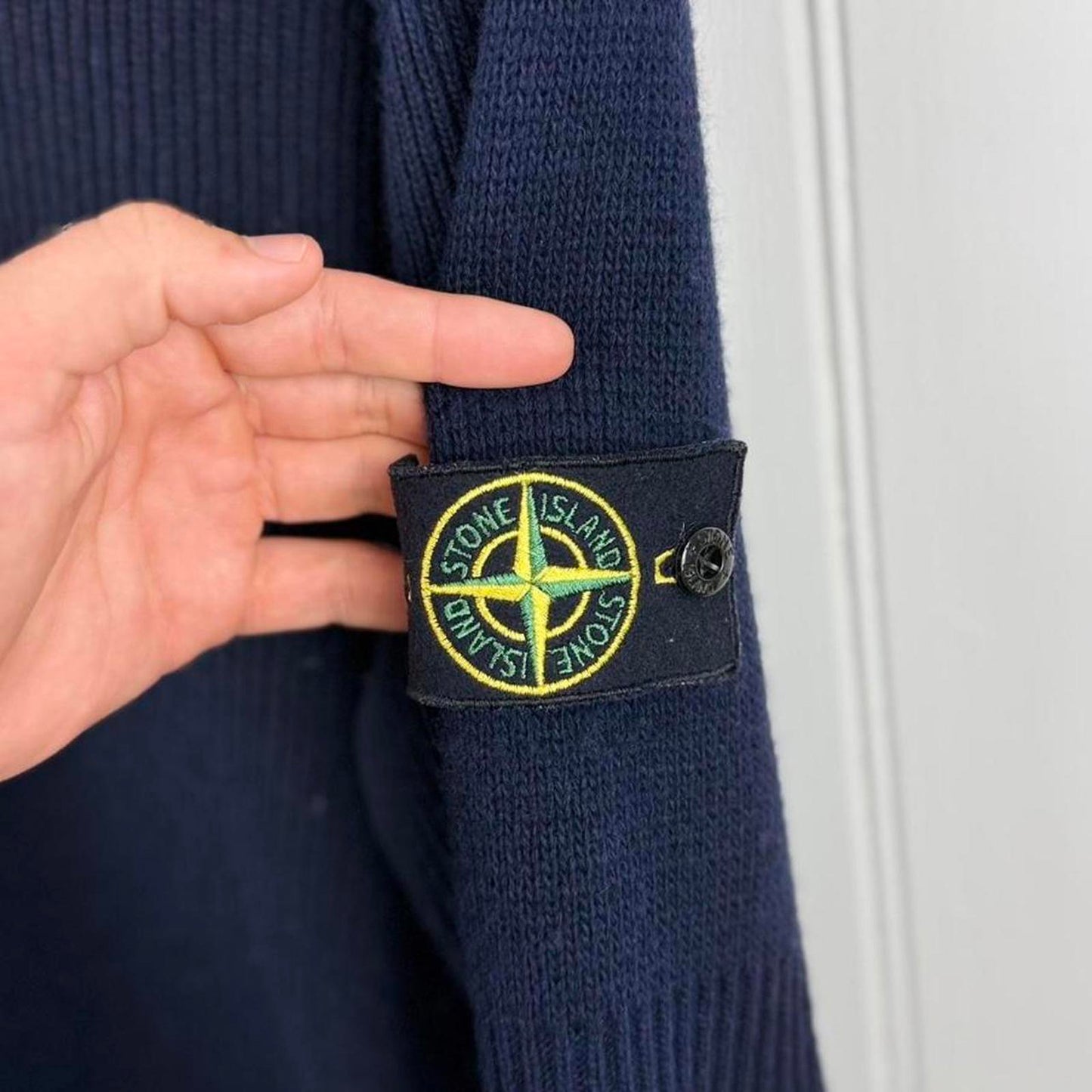 Stone Island Full Zip Knit Jumper (XL)