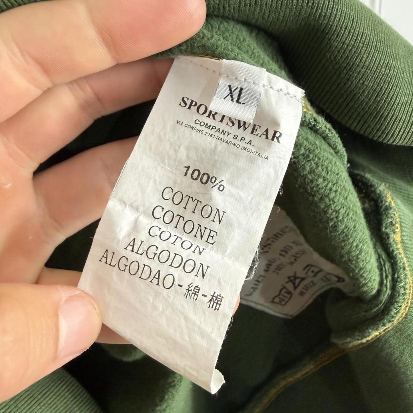 Stone Island Denims Hoodie Green (XL)