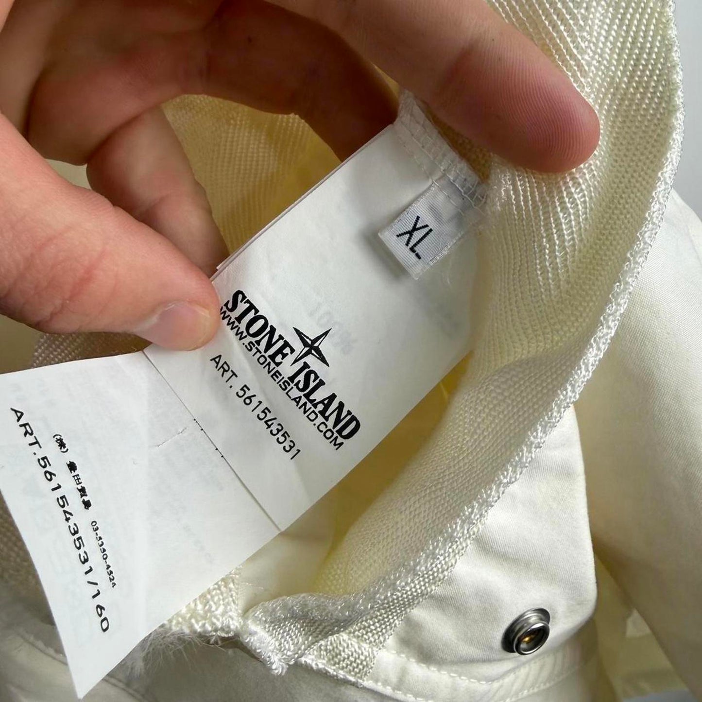 Stone Island Ventile Ghost Piece Jacket Off-White (XL)
