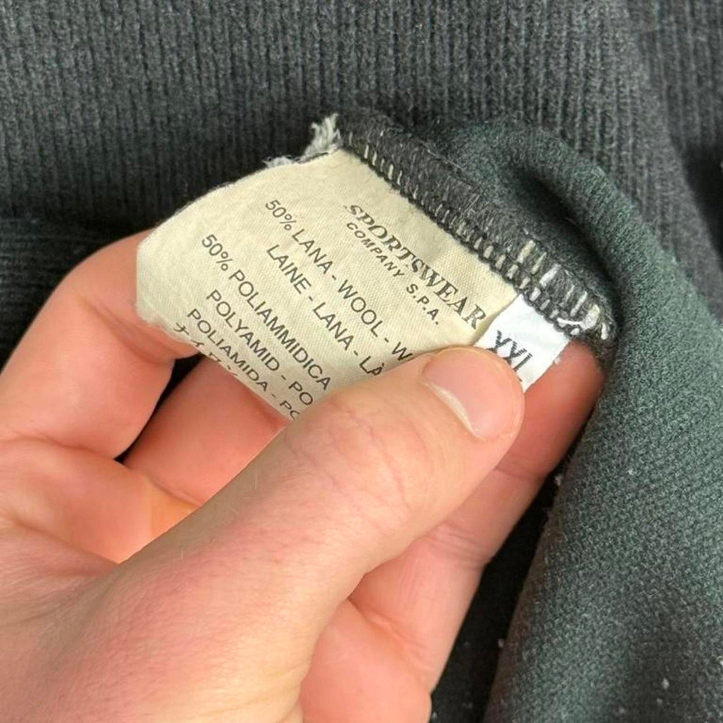 2000's Stone Island Ribbed Knit Jumper (XXL)