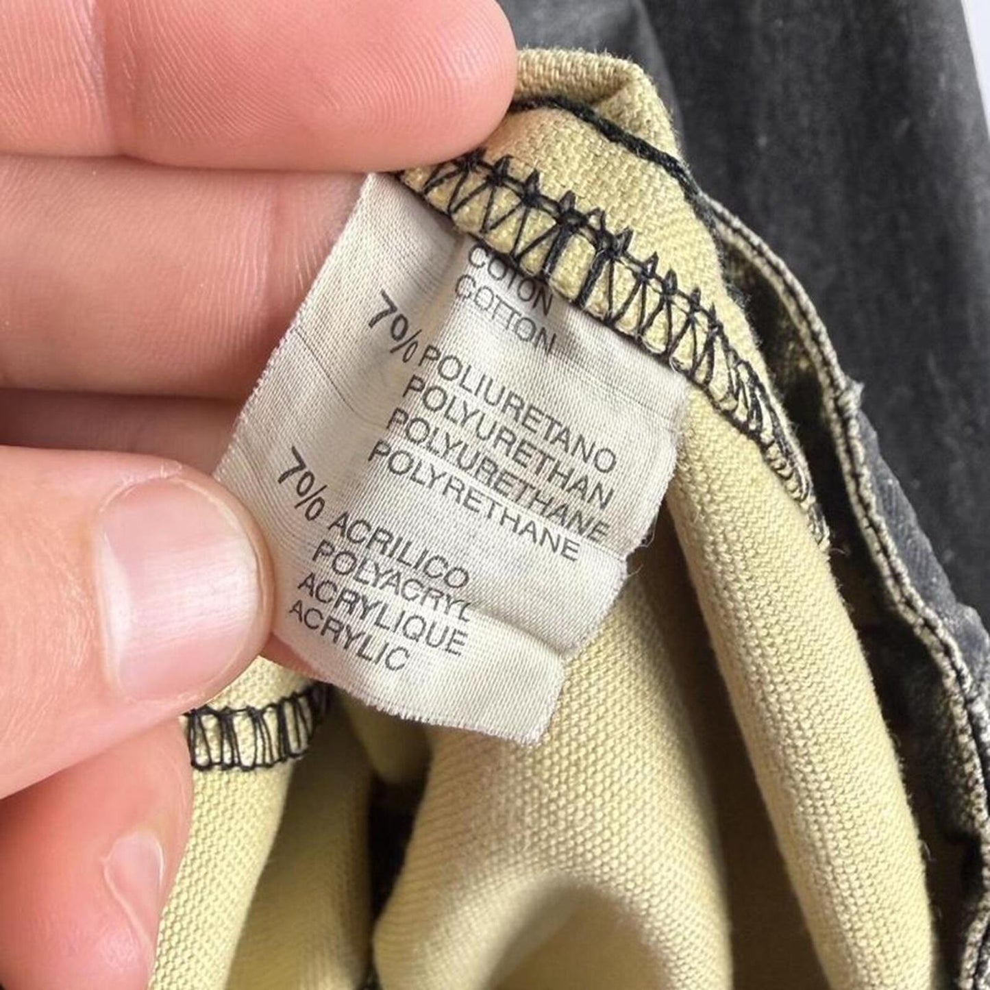 1980's Stone Island Marina Sailcloth Jacket Khaki (M)