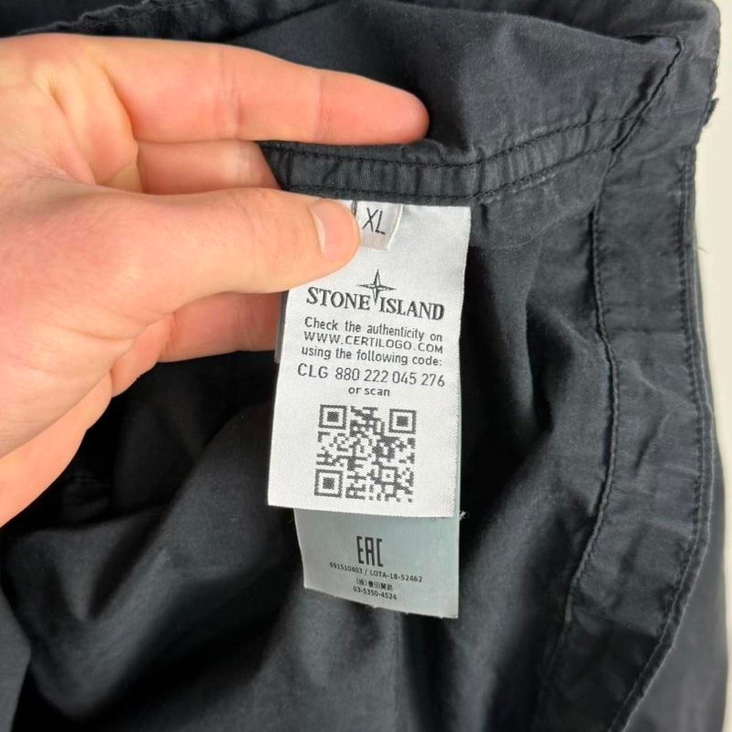 Stone Island Smock Jacket Black (XL)