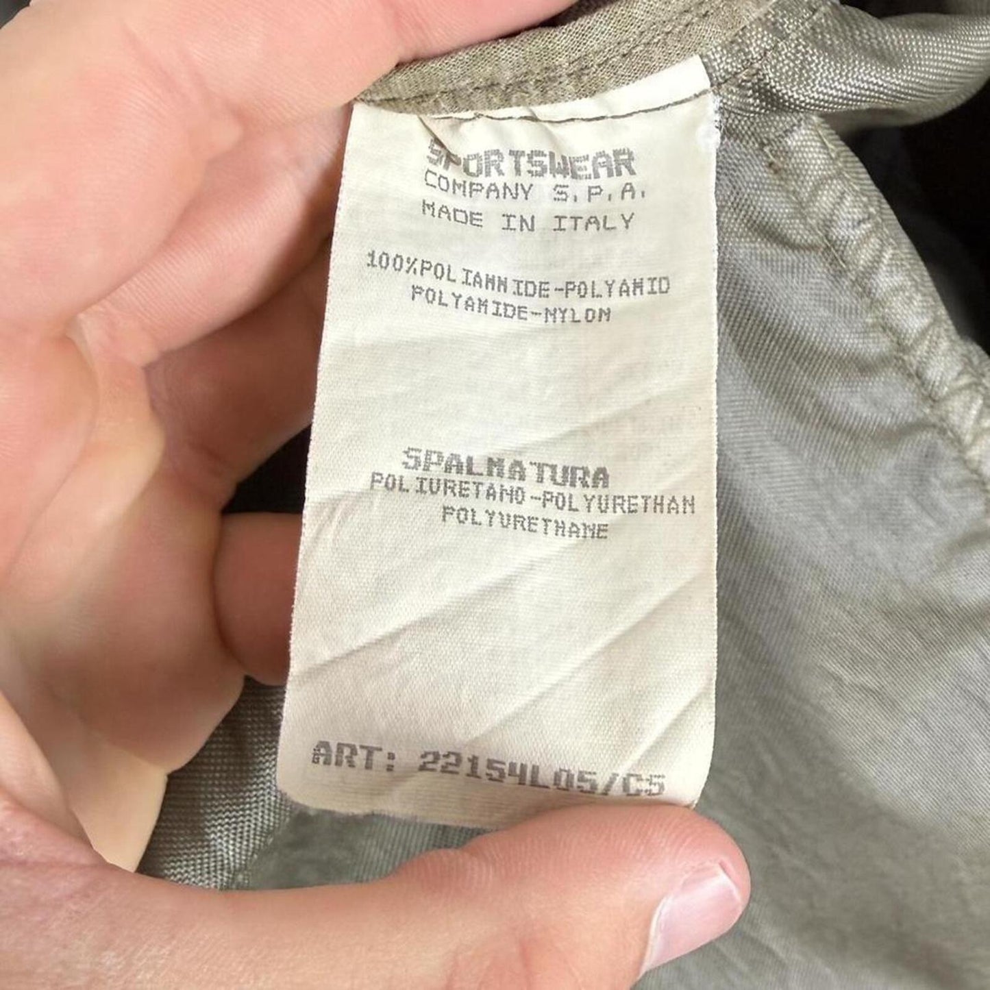 90's Stone Island Formula Steel ‘D-Ring’ Jacket Olive (XL)