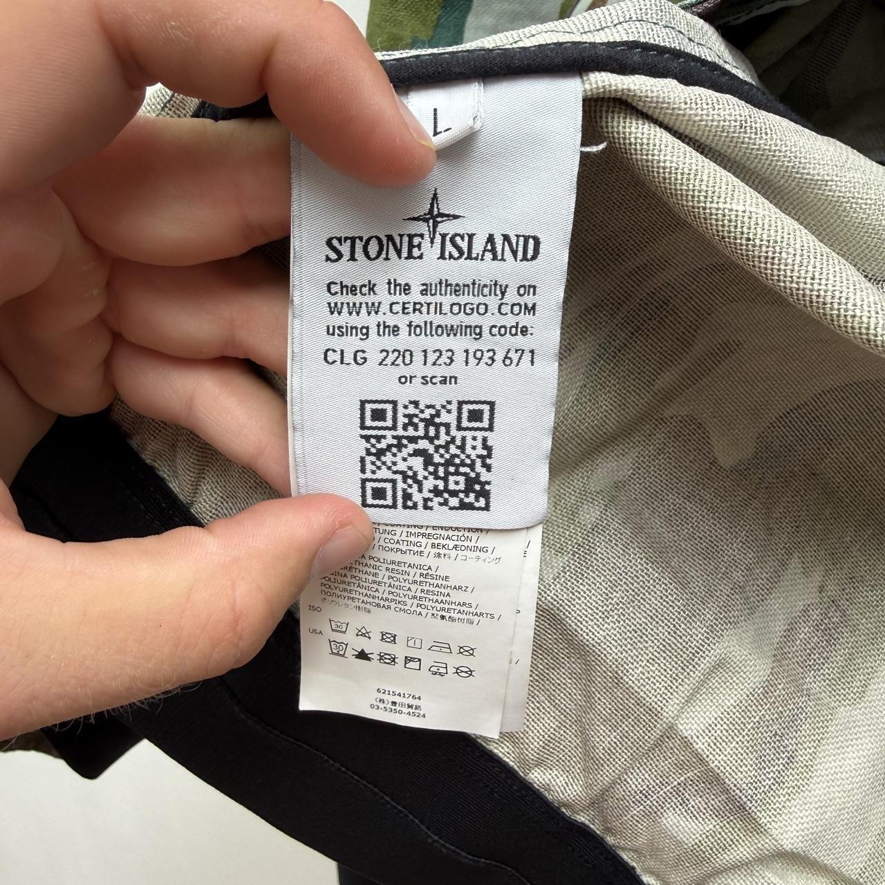 Stone Island Flowing Camo Bomber Jacket (L)