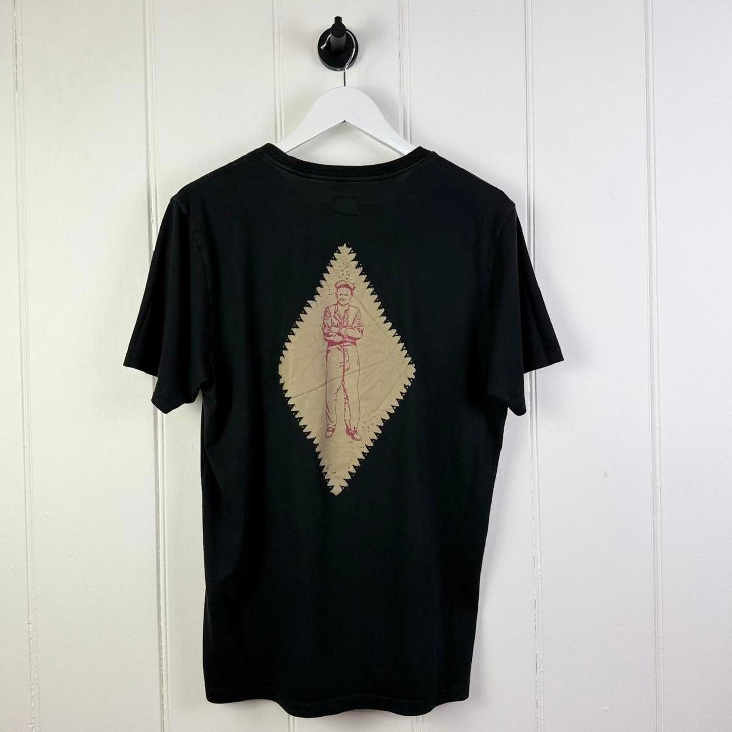 C.P. Company Black Graphic T-Shirt (M)