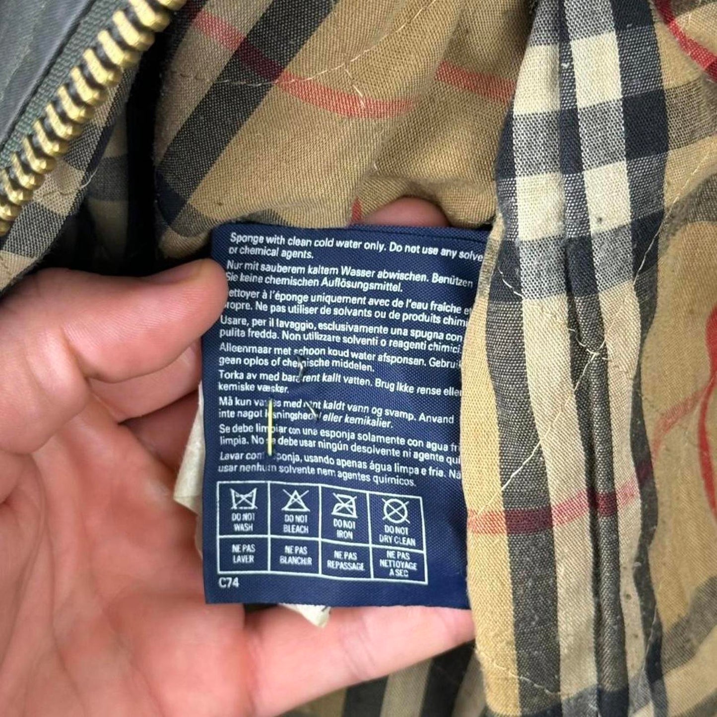 Burberry Vintage Waxed Cotton Parka (XXL)