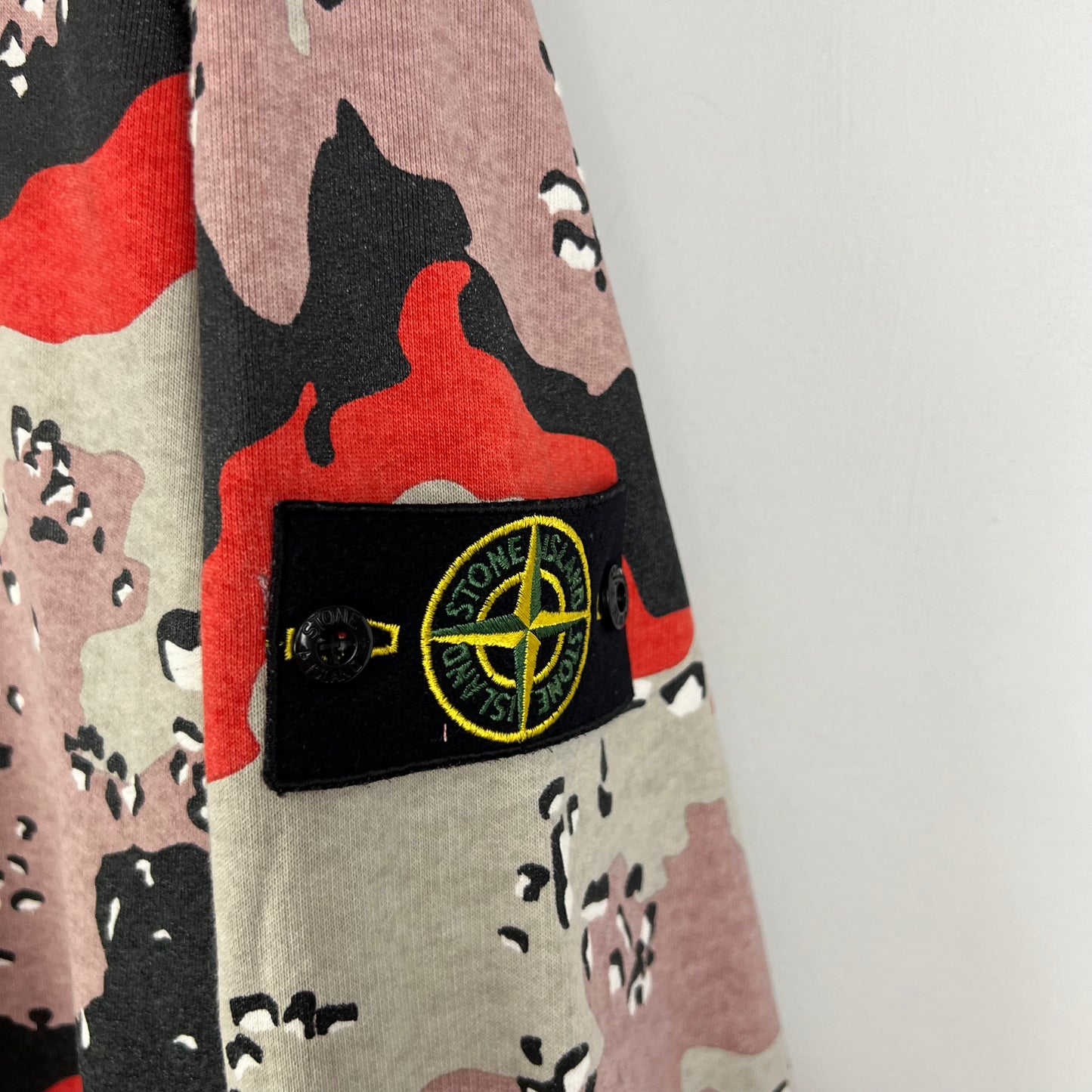 Stone Island Pink Camo Hoodie