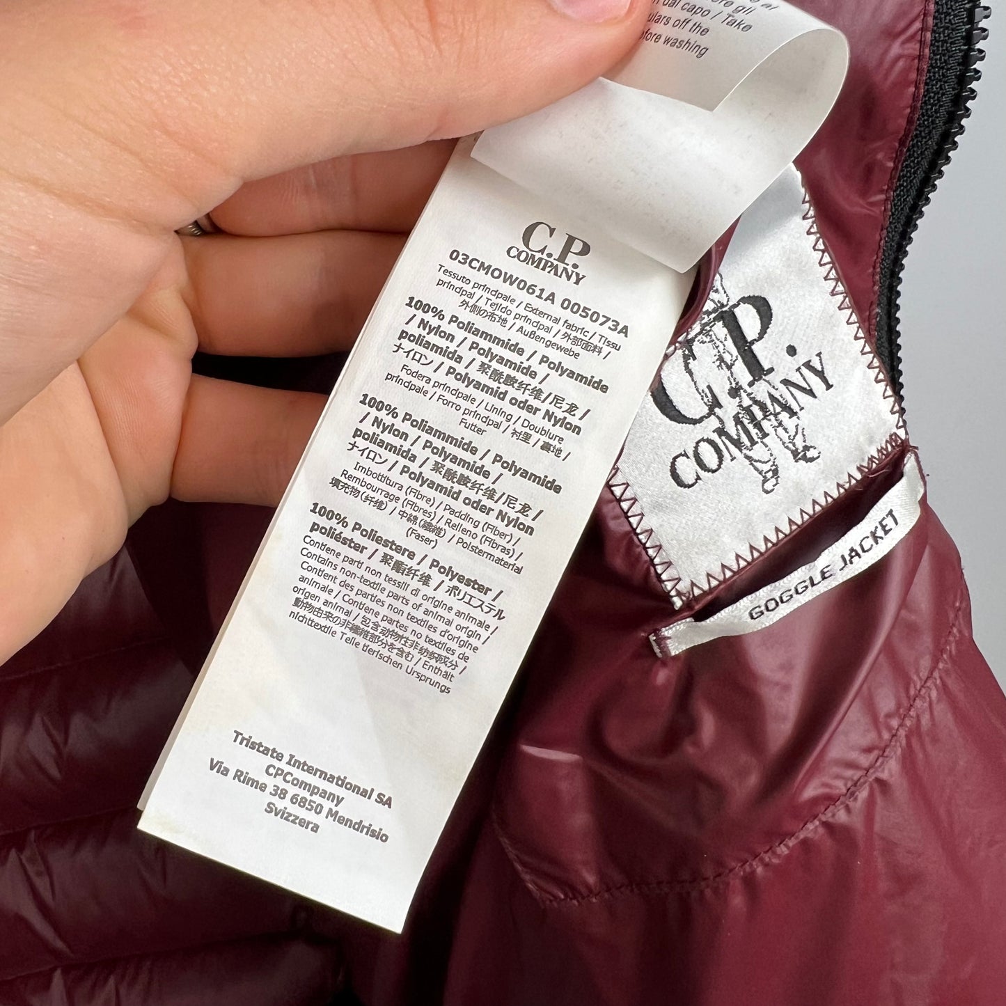 CP Company Goggle Puffer Jacket