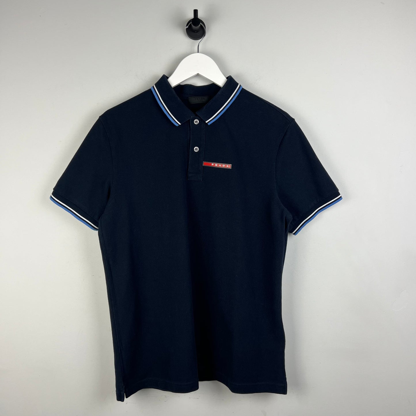 Prada Sport Logo Polo Shirt (L)