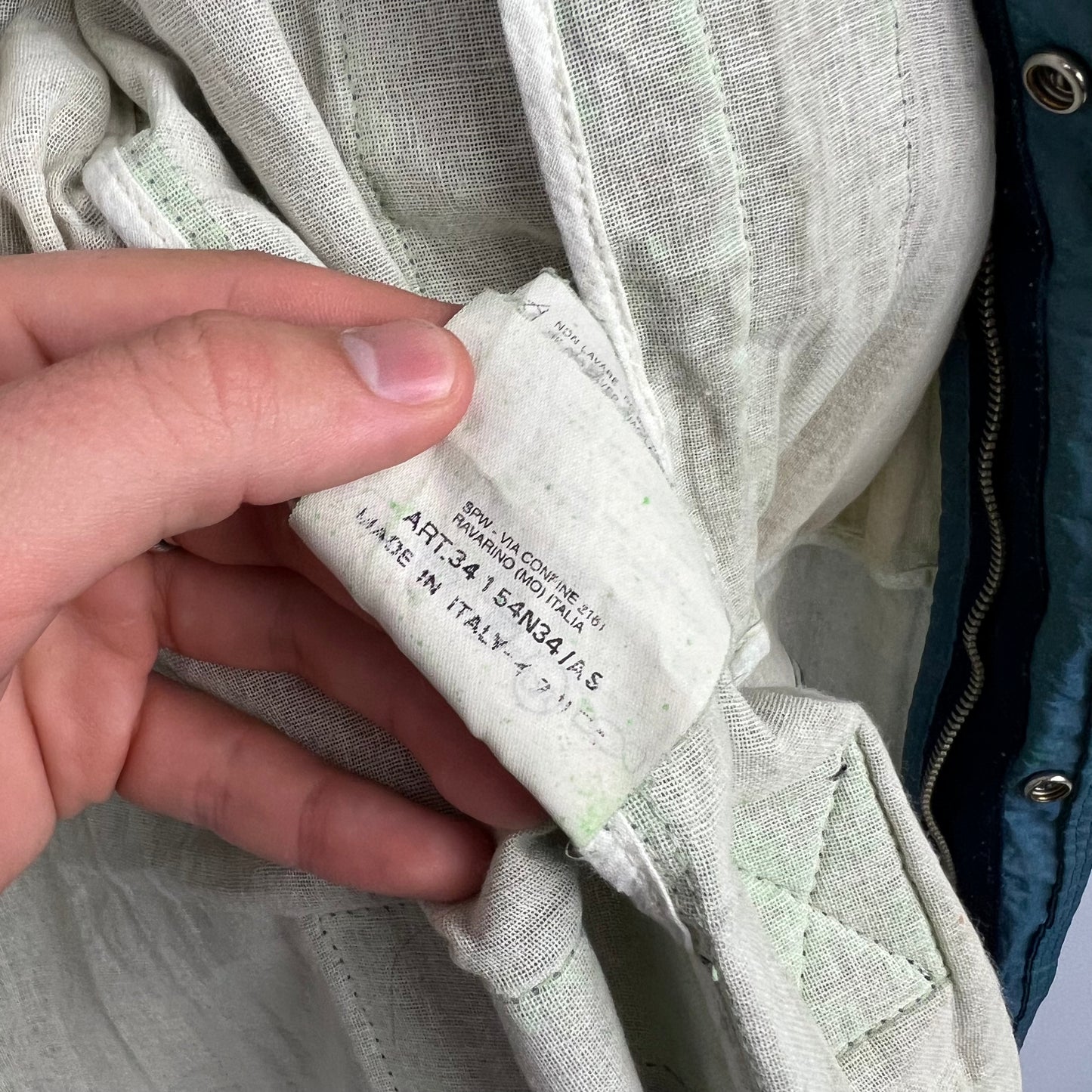 Stone Island ss/01 Pure Metal Shell Parka