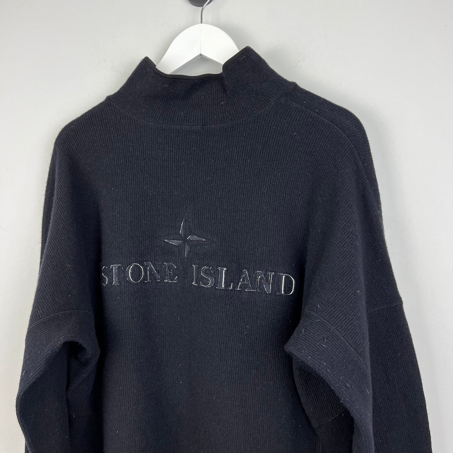 Stone Island AW/04 Spell Out Knit (XXL)