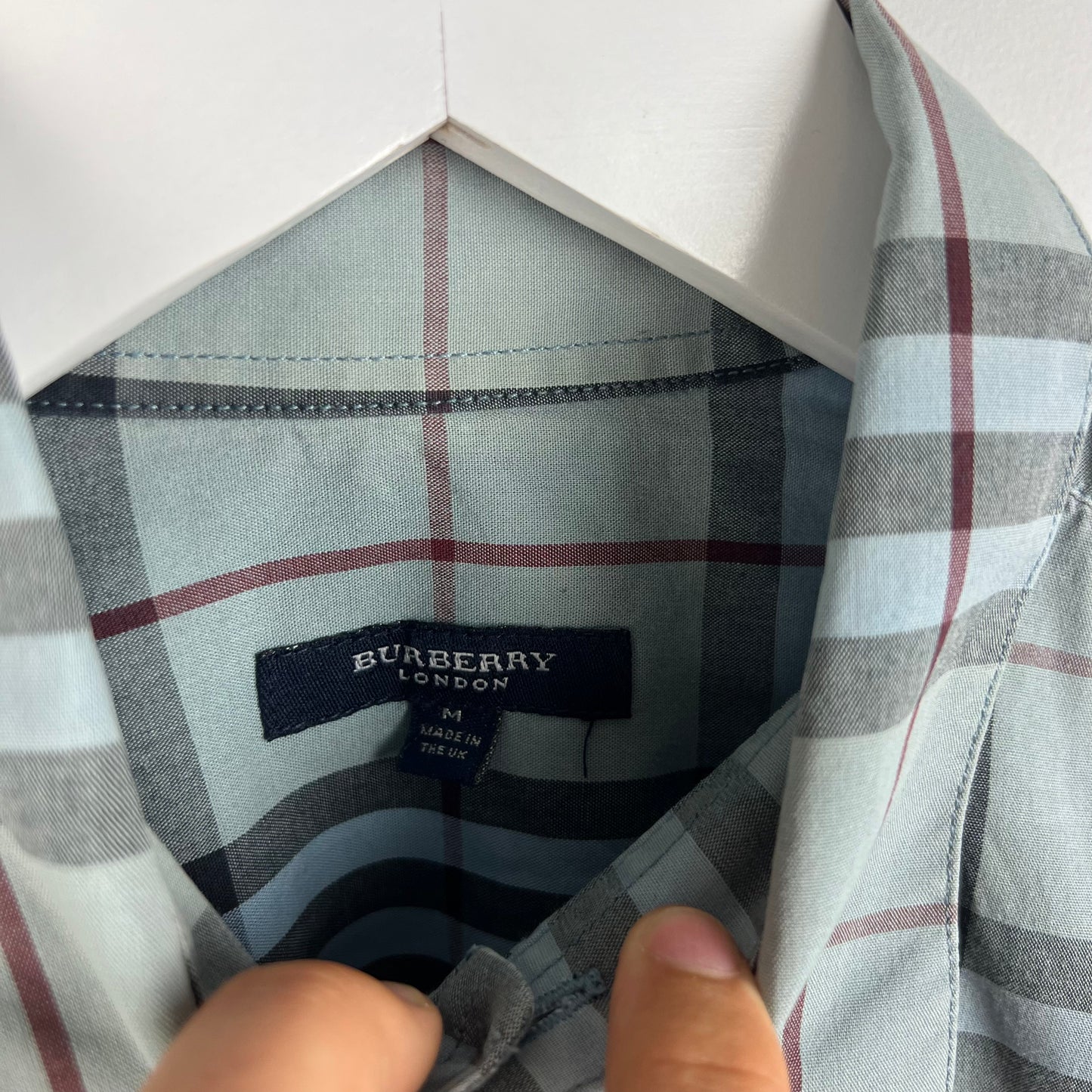 Burberry Checkered Shirt (M)