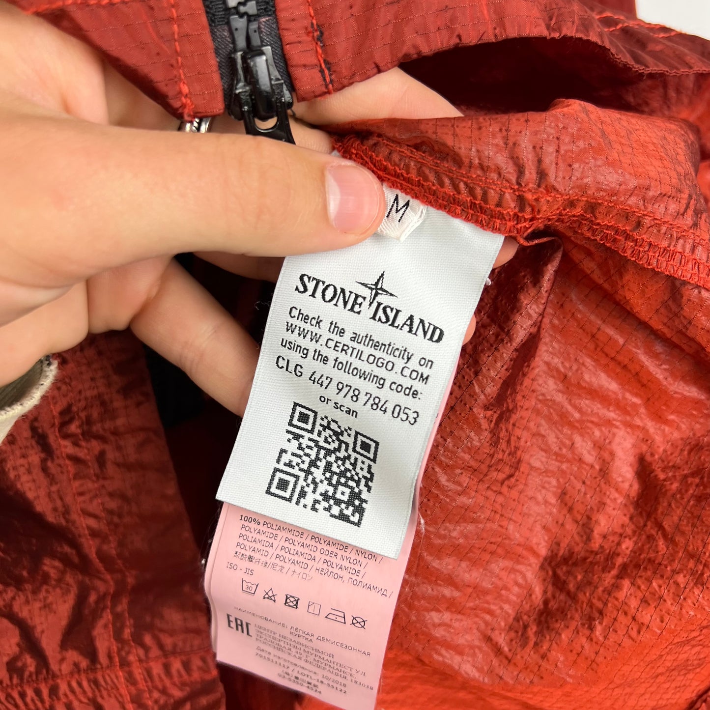 Stone Island Nylon Ripstop Shirt (M)