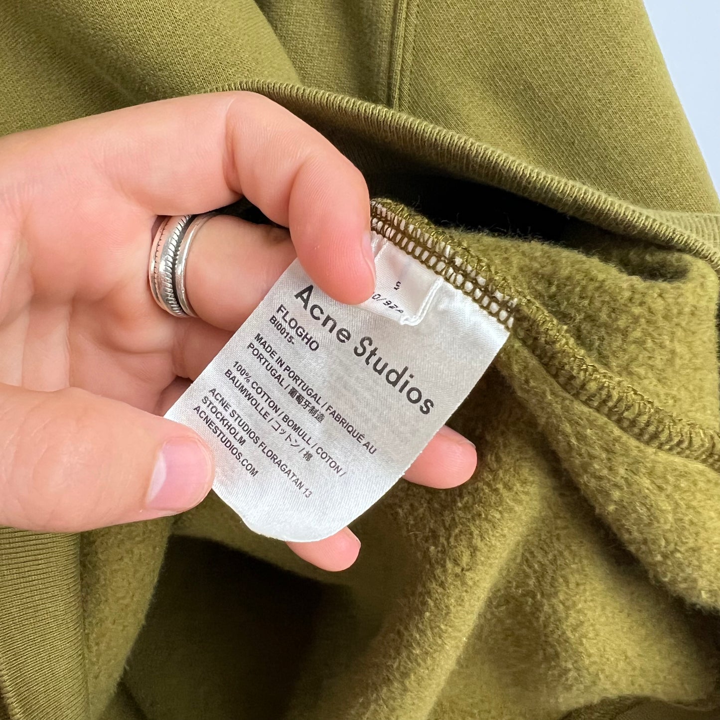 Acne Studios Ribbed Neck Sweatshirt (M)
